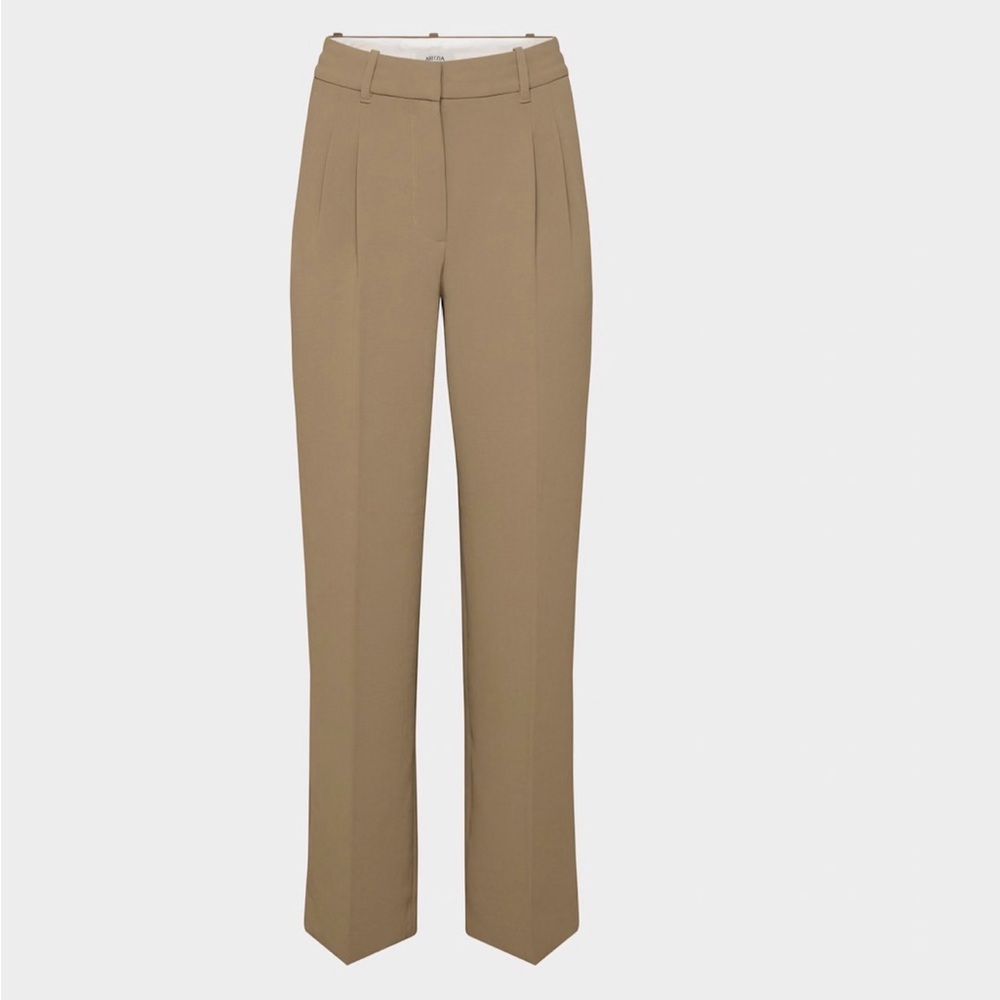 Wilfred Wmns Tan High-Waisted Trousers size 00